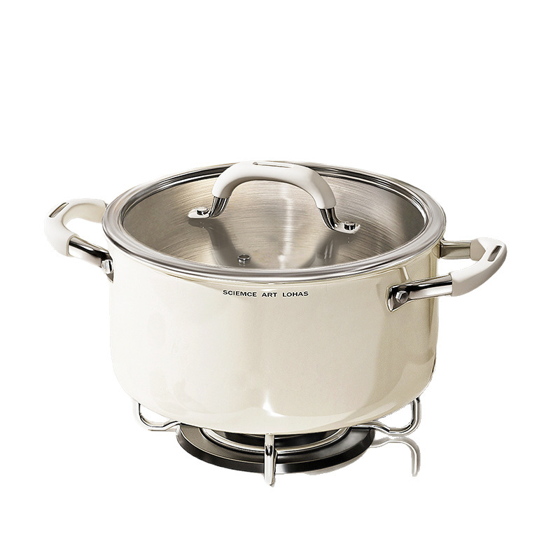 Ceramic and stainless steel soup pot N3 - Image 2